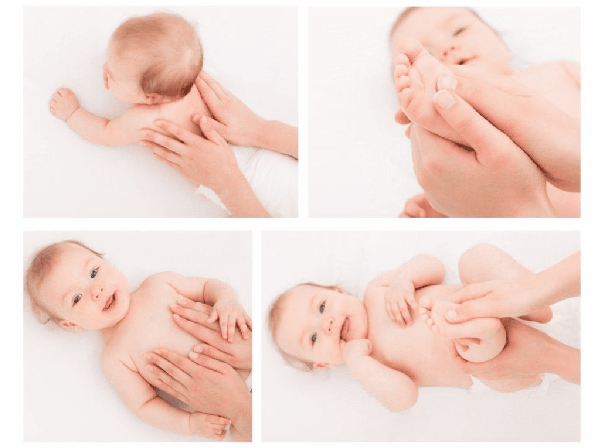 Masaje de Shantala para bebés: amor y salud en las manos de mamá