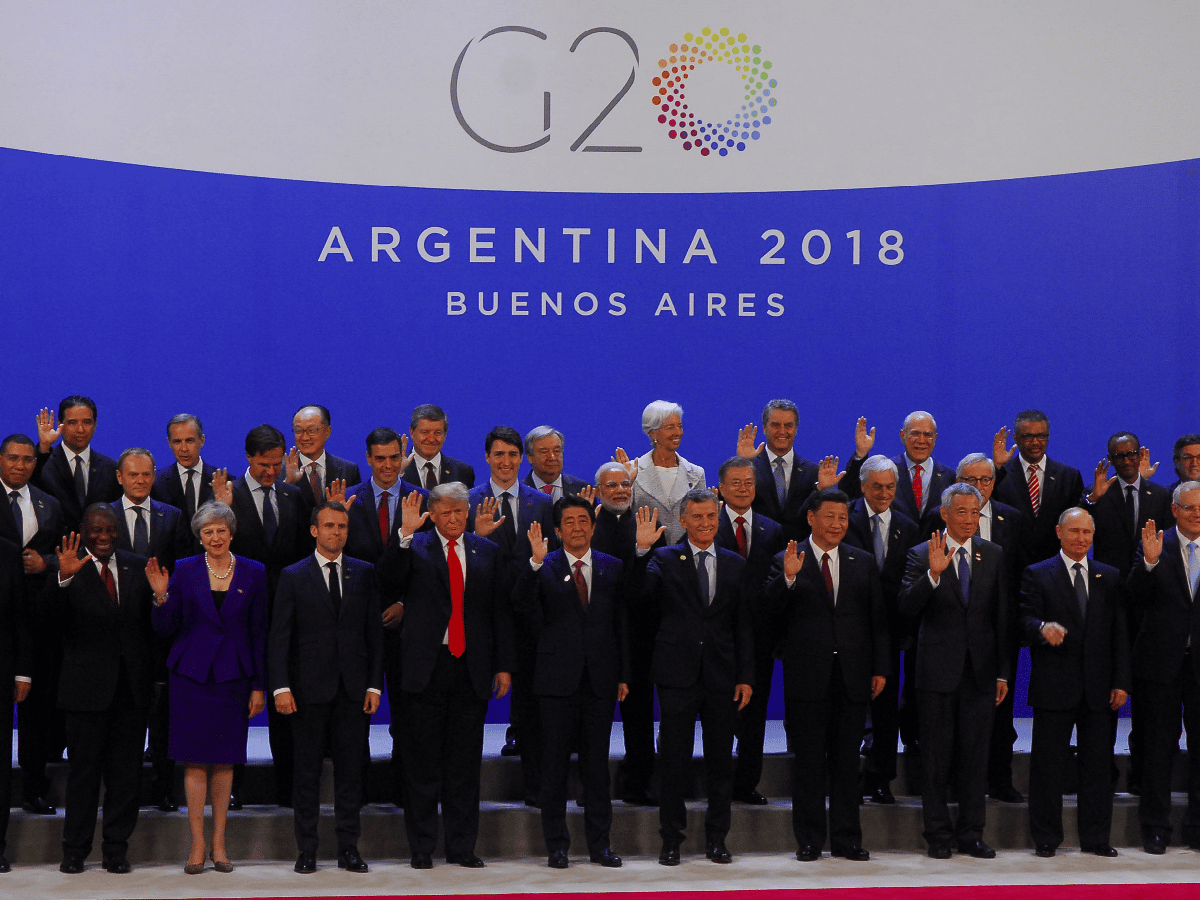 Con la "foto de familia", arrancó oficialmente la Cumbre del G20