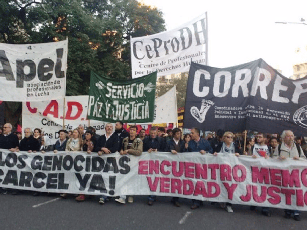 24 de Marzo: organizaciones de izquierda volvieron a pedir "cárcel común" para genocidas