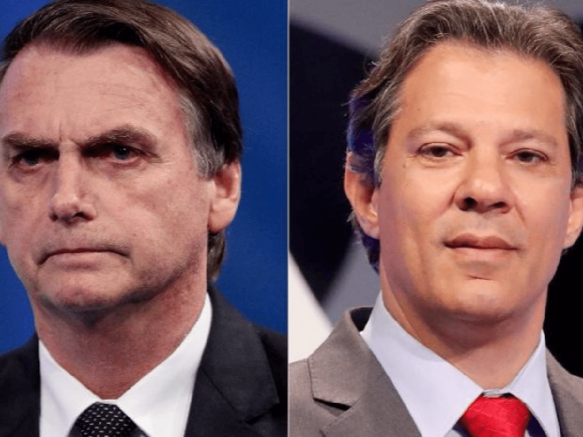 Bolsonaro y Haddad en una elección de quiebre de la historia brasileña