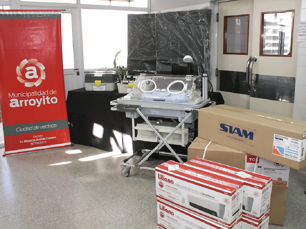 Arroyito: Hospital Municipal recibió nuevos elementos y aparatos