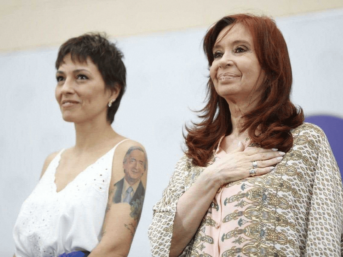 Qué dijo Cristina Kirchner en la asunción de la intendenta que tiene a Néstor tatuado en el brazo