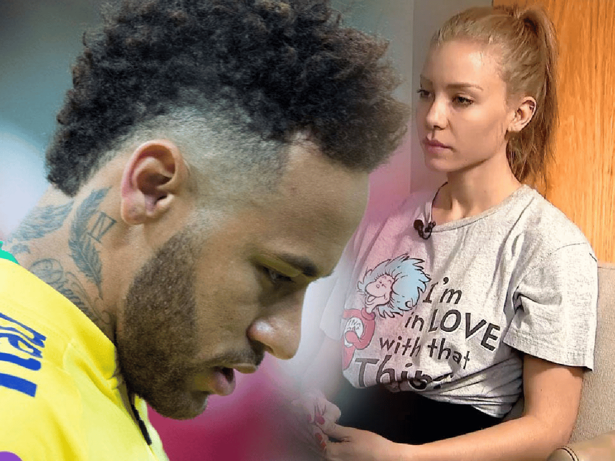 Rompió el silencio la modelo que acusa a Neymar de violarla