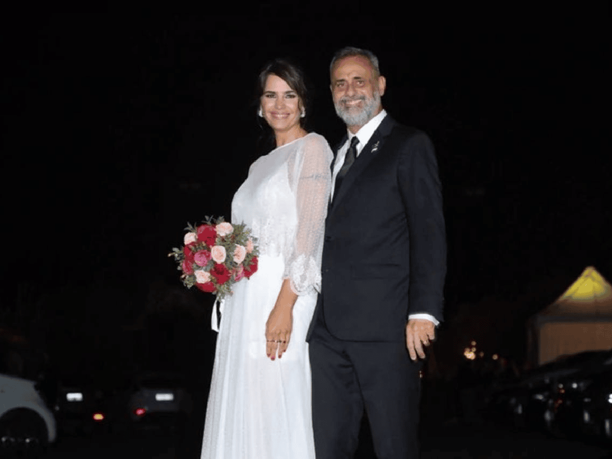 Jorge Rial y Romina Pereiro ya son marido y mujer
