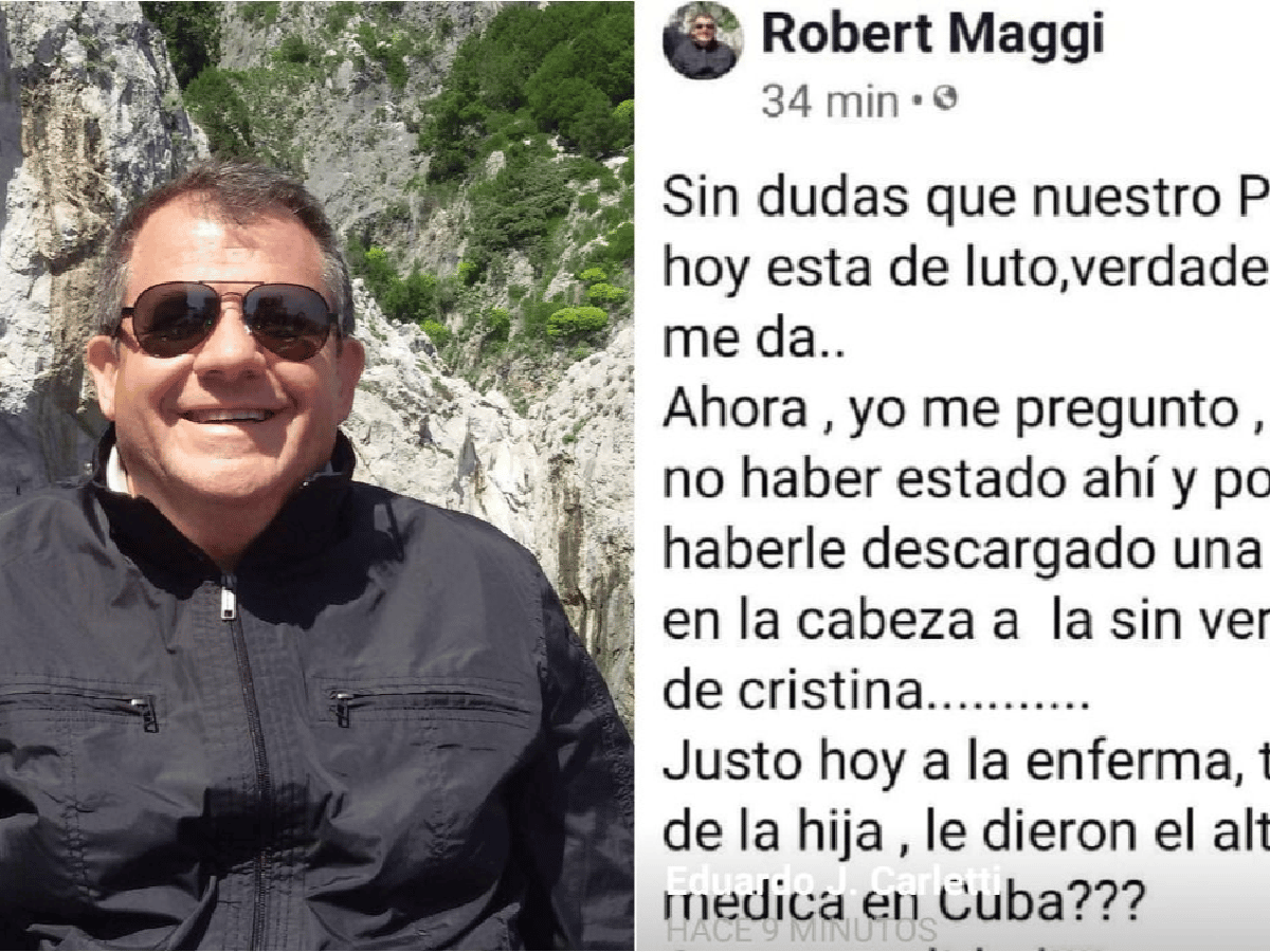 La Justicia Federal investiga a Roberto Maggi por sus dichos contra Cristina Kircher 