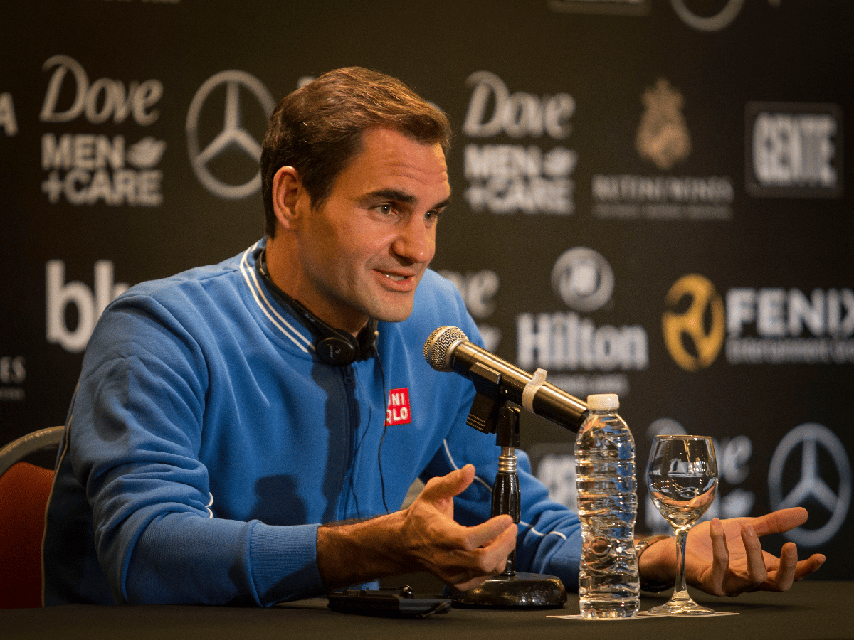 Federer llegó a la Argentina