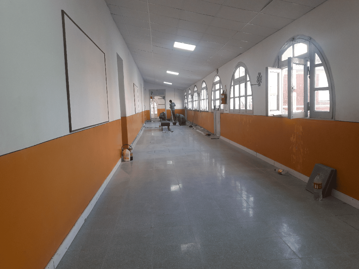 La Francia: alumnos regresarán a clases con nuevos pisos en la escuela Damas Patricias         