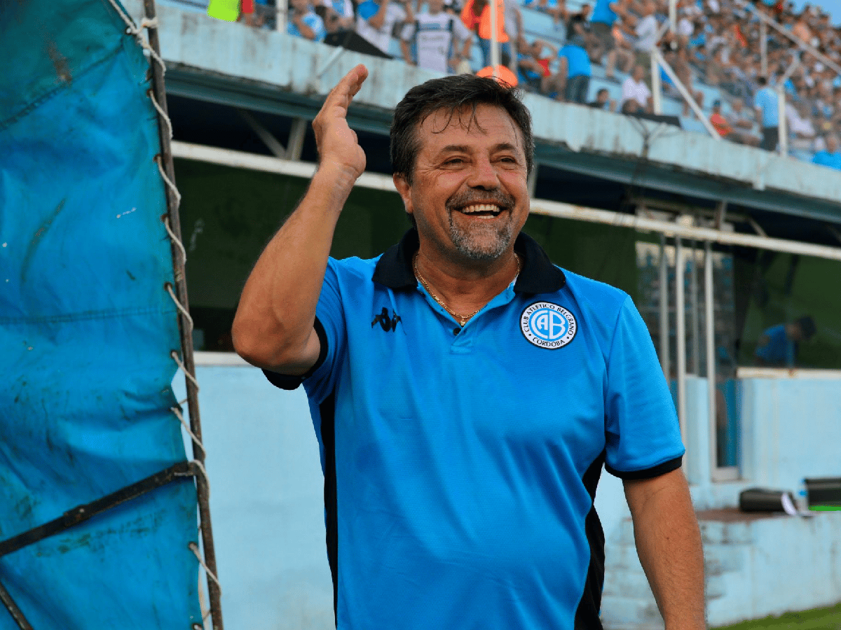 Caruso Lombardi no cobrará su sueldo en Belgrano hasta que no regrese el fútbol