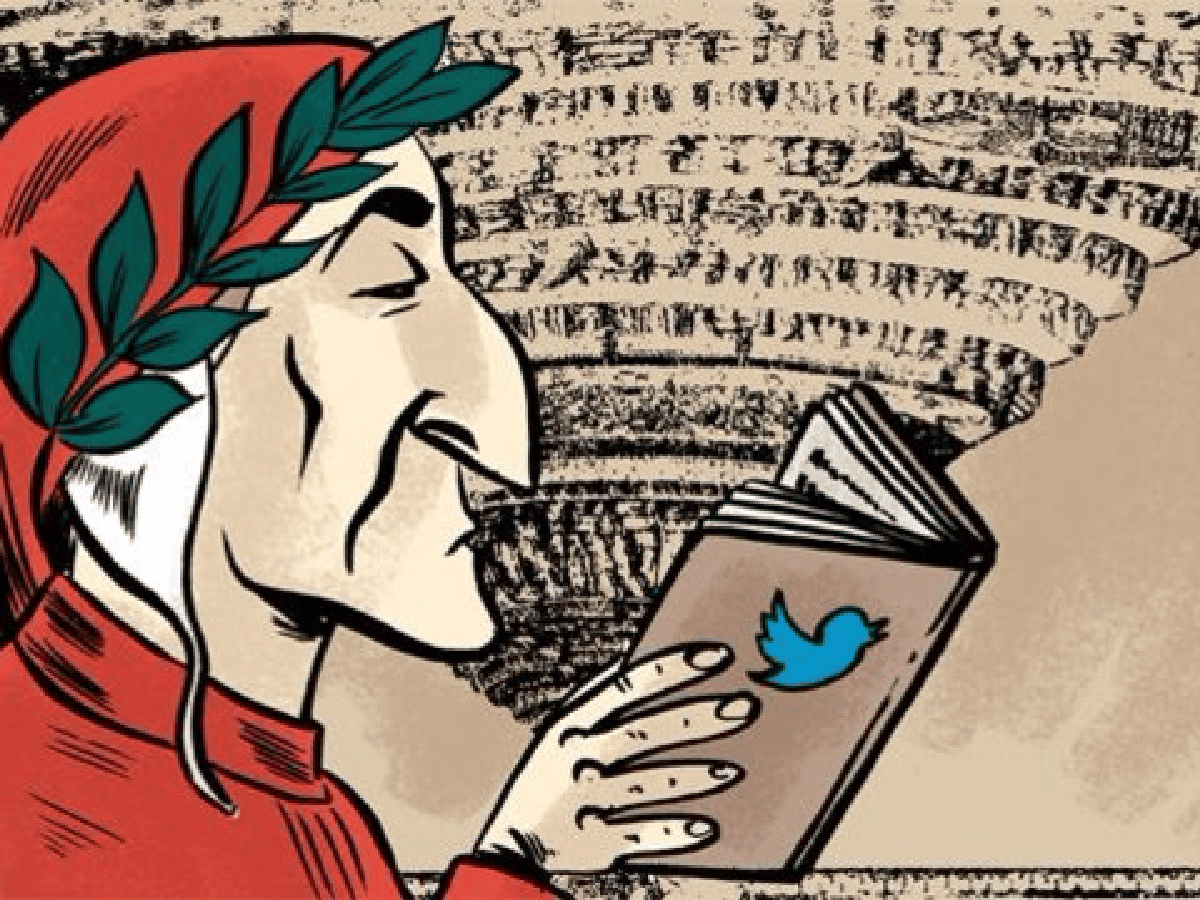 Infierno, purgatorio y paraíso en 100 días: una propuesta de lectura masiva en Twitter