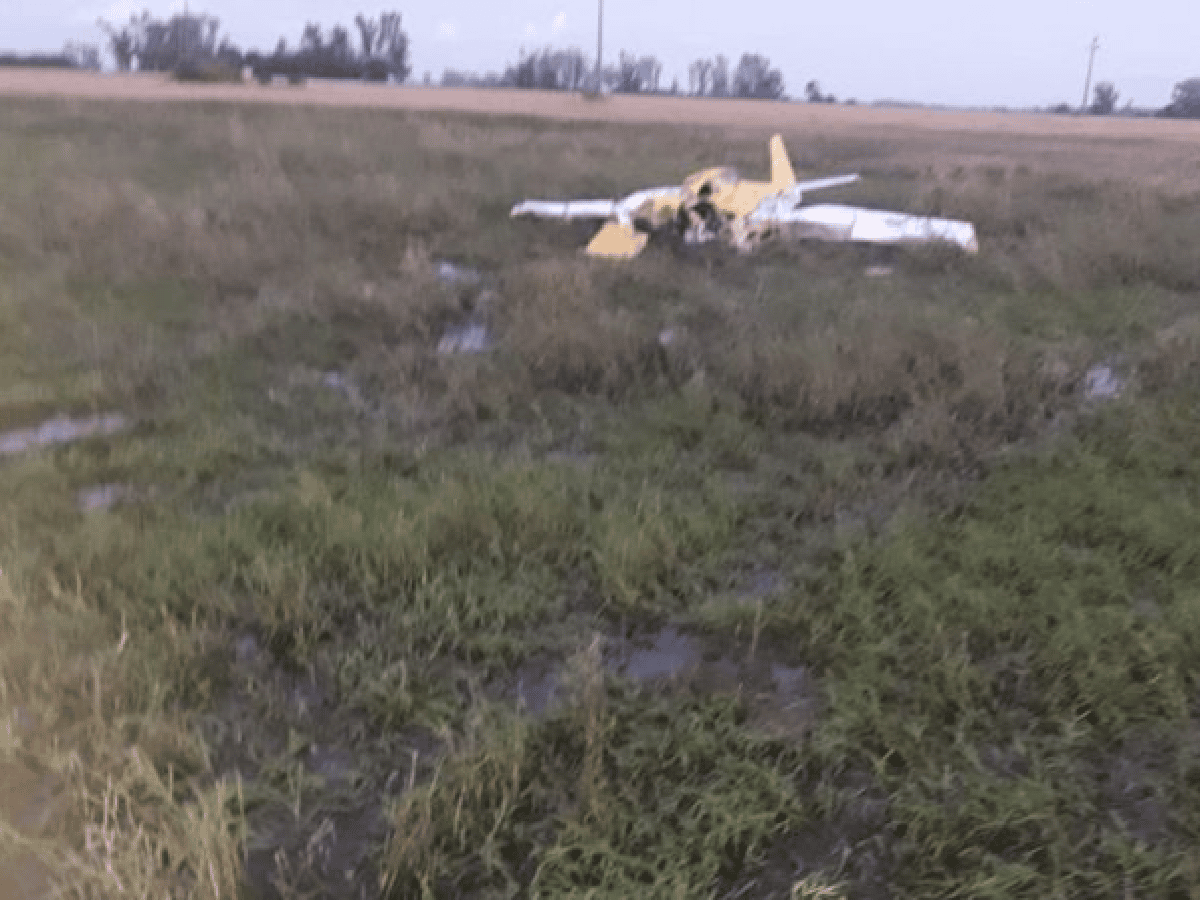 Esperanza: cayó una avioneta y murieron dos personas