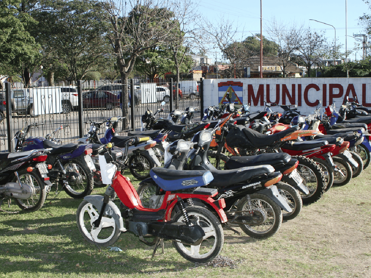 Arroyito: el municipio realizará el segundo remate de motos        