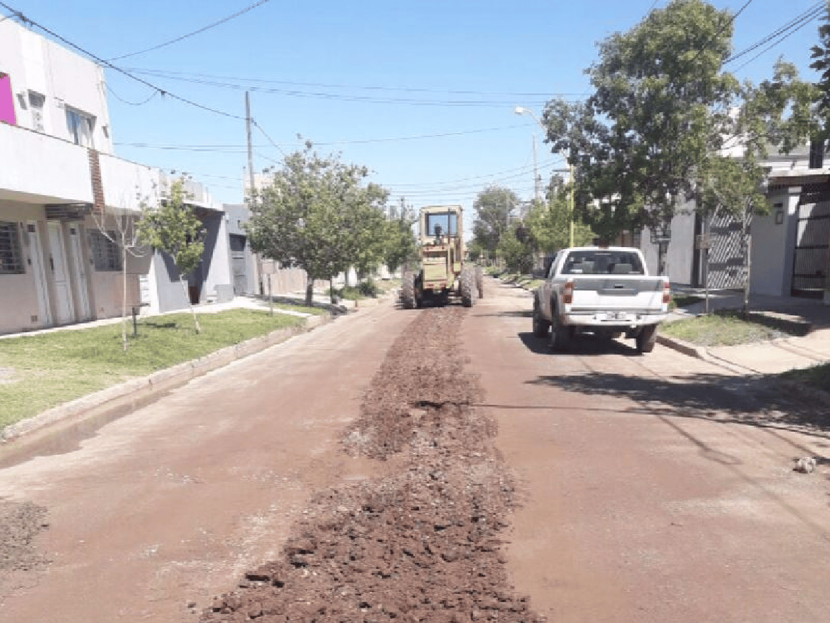 Reparación de calles de tierra