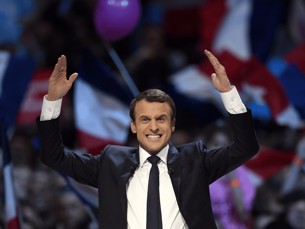 Emmanuel Macron es el presidente más joven de Francia