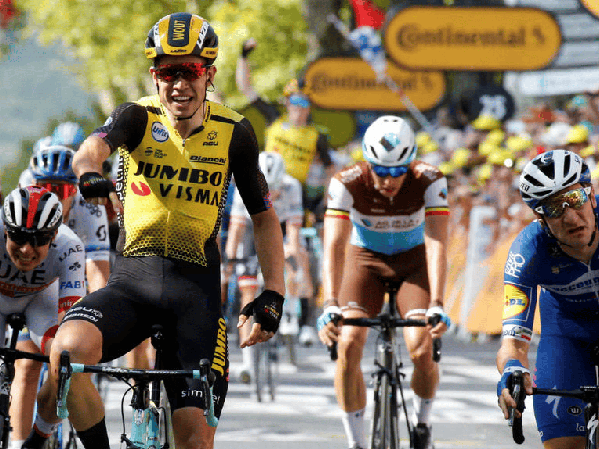 Tour de Francia: Van Aert ganó la décima 