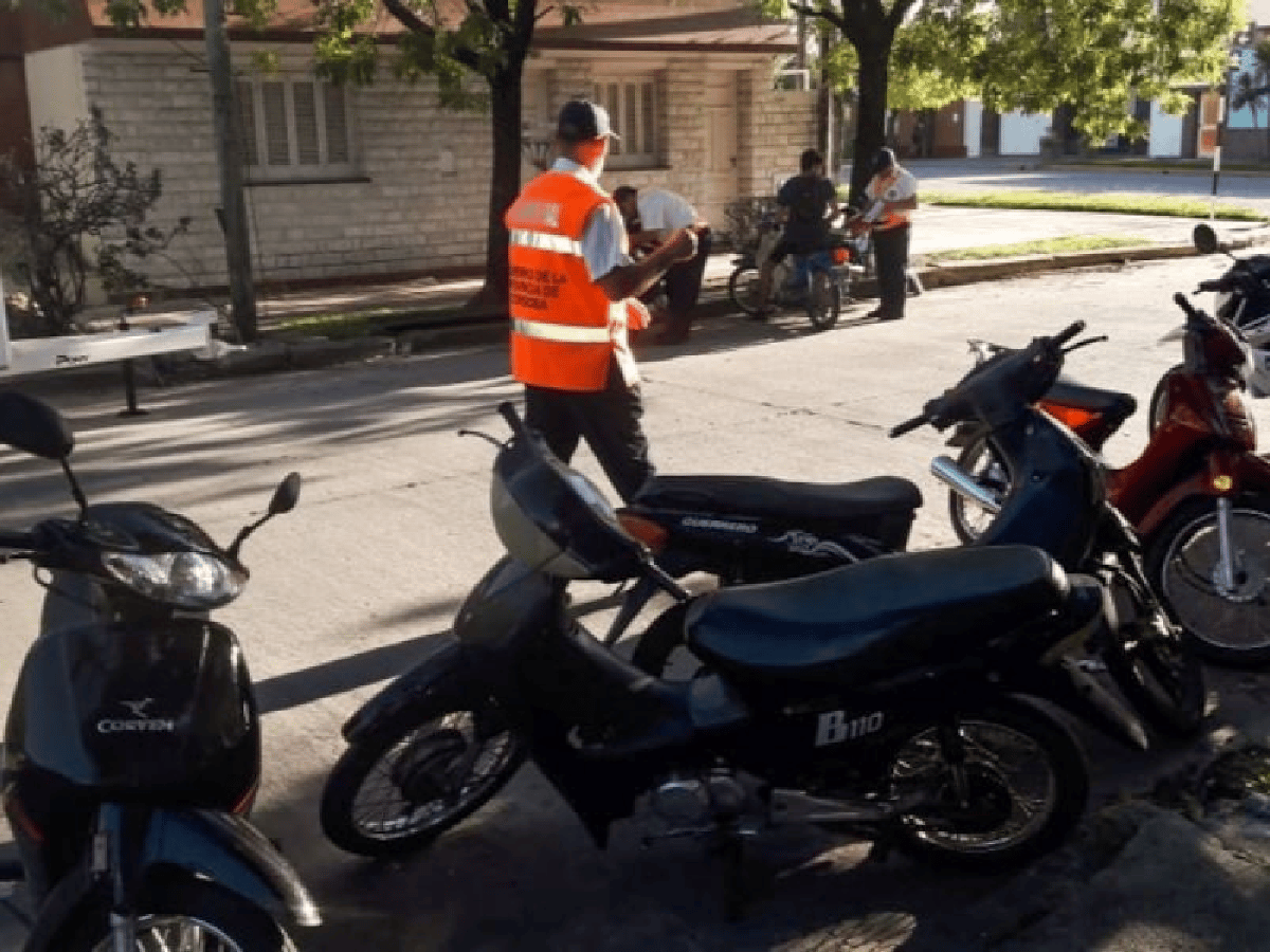 Control vial: 36 motos retenidas y multas por no utilizar el cinturón de seguridad