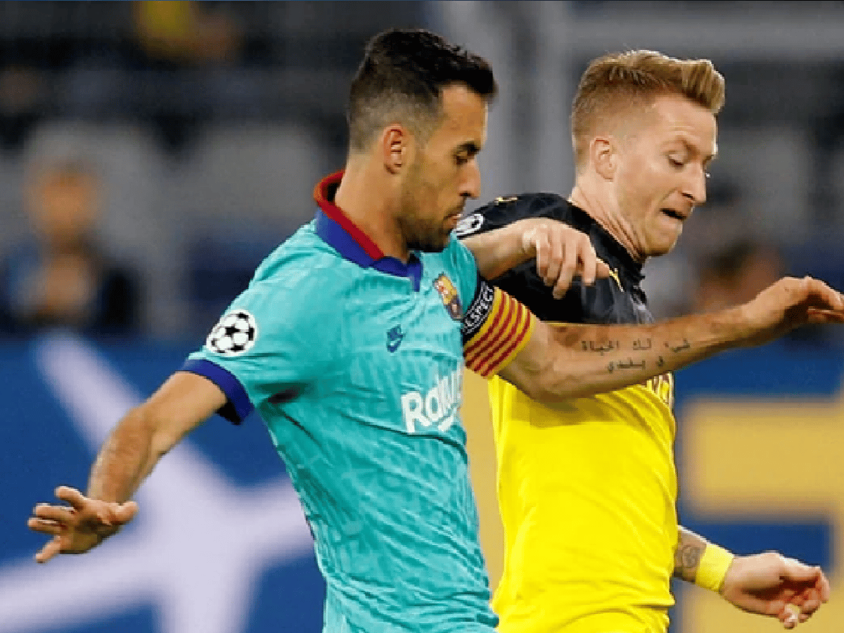 En el regreso de Messi, el Barcelona rescató un empate con el Borussia Dortmund en la Champions League