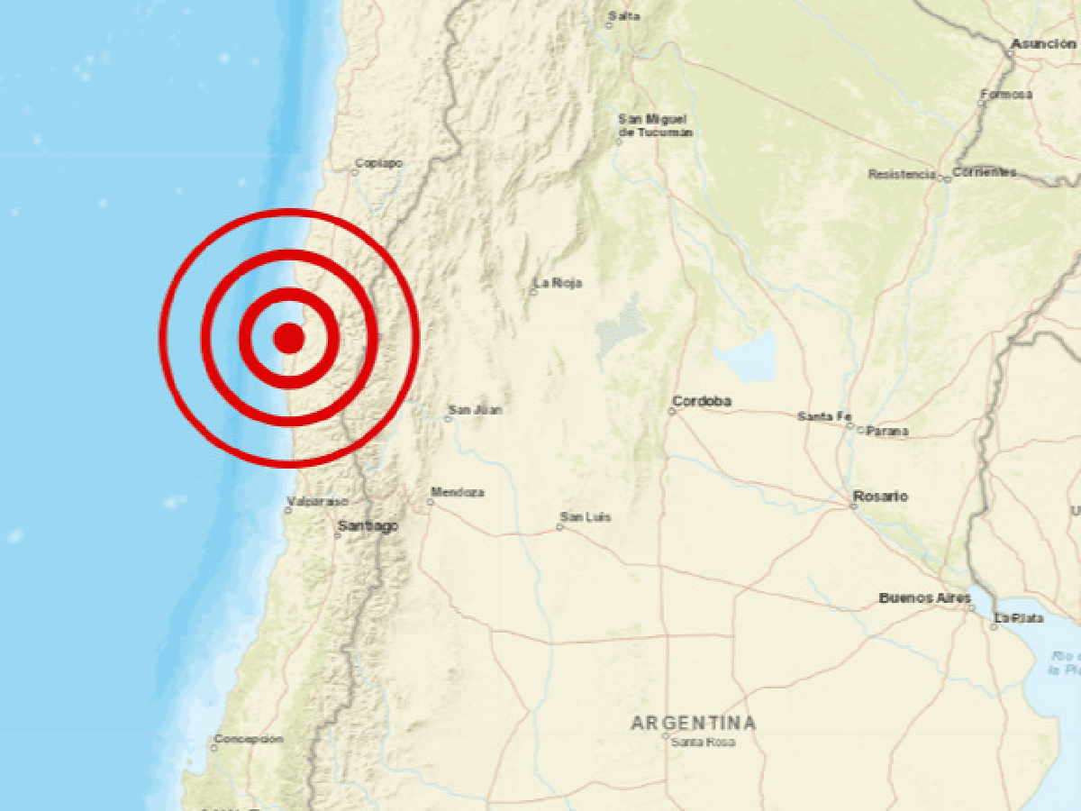 Un sismo de 5,5 grados con epicentro en la Argentina sacude cinco regiones de Chile