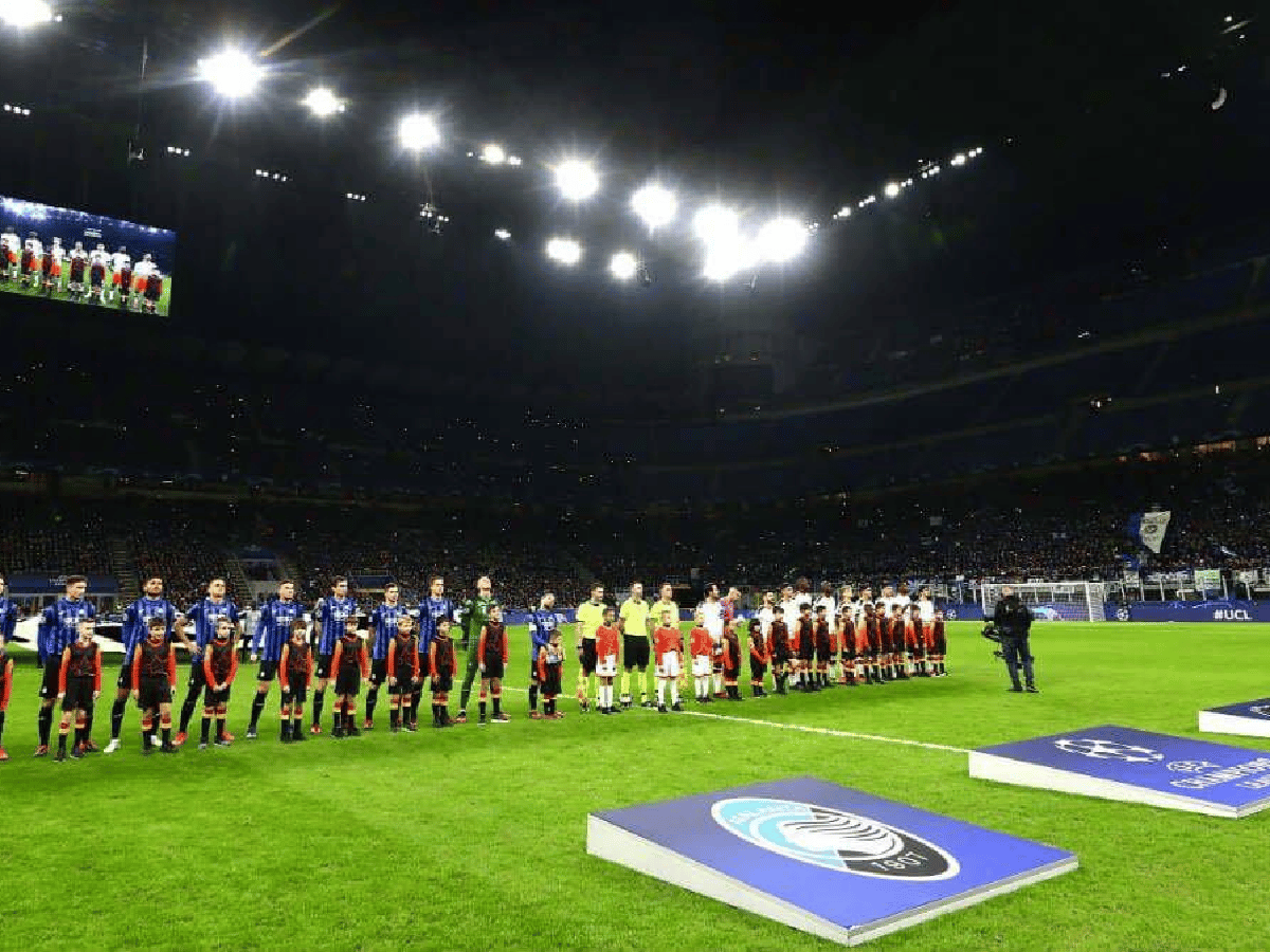 Un partido de fútbol, el foco de contagio en Italia