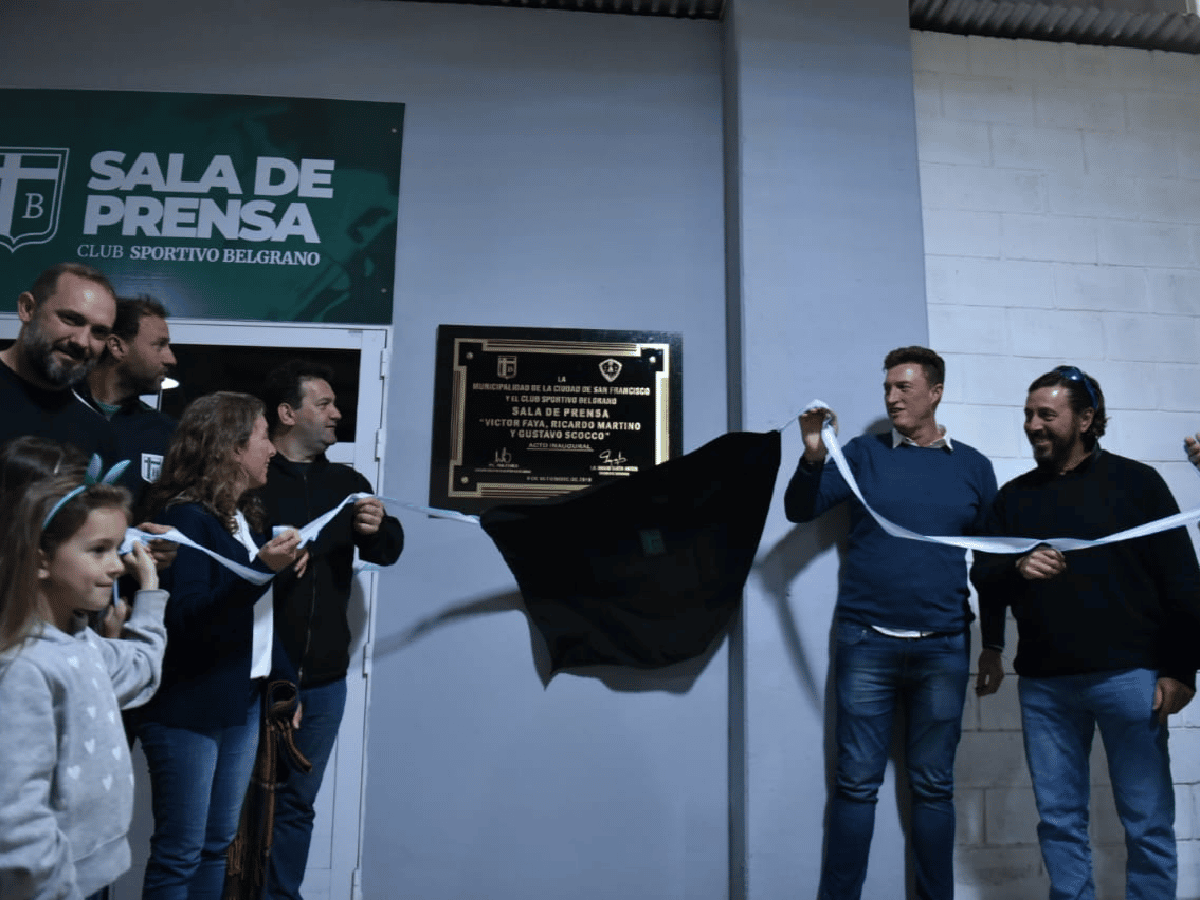Sportivo inauguró una moderna sala de prensa