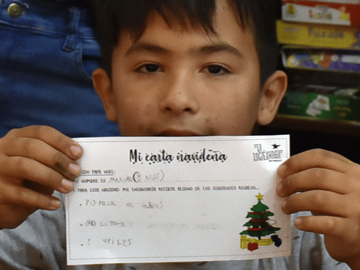En La Luciérnaga, los chicos ya le  escriben sus cartas a Papá Noel