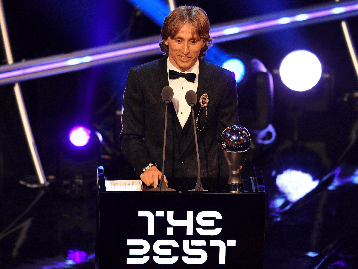 La Gala Fifa "THE BEST" eligió a Modric como el mejor 