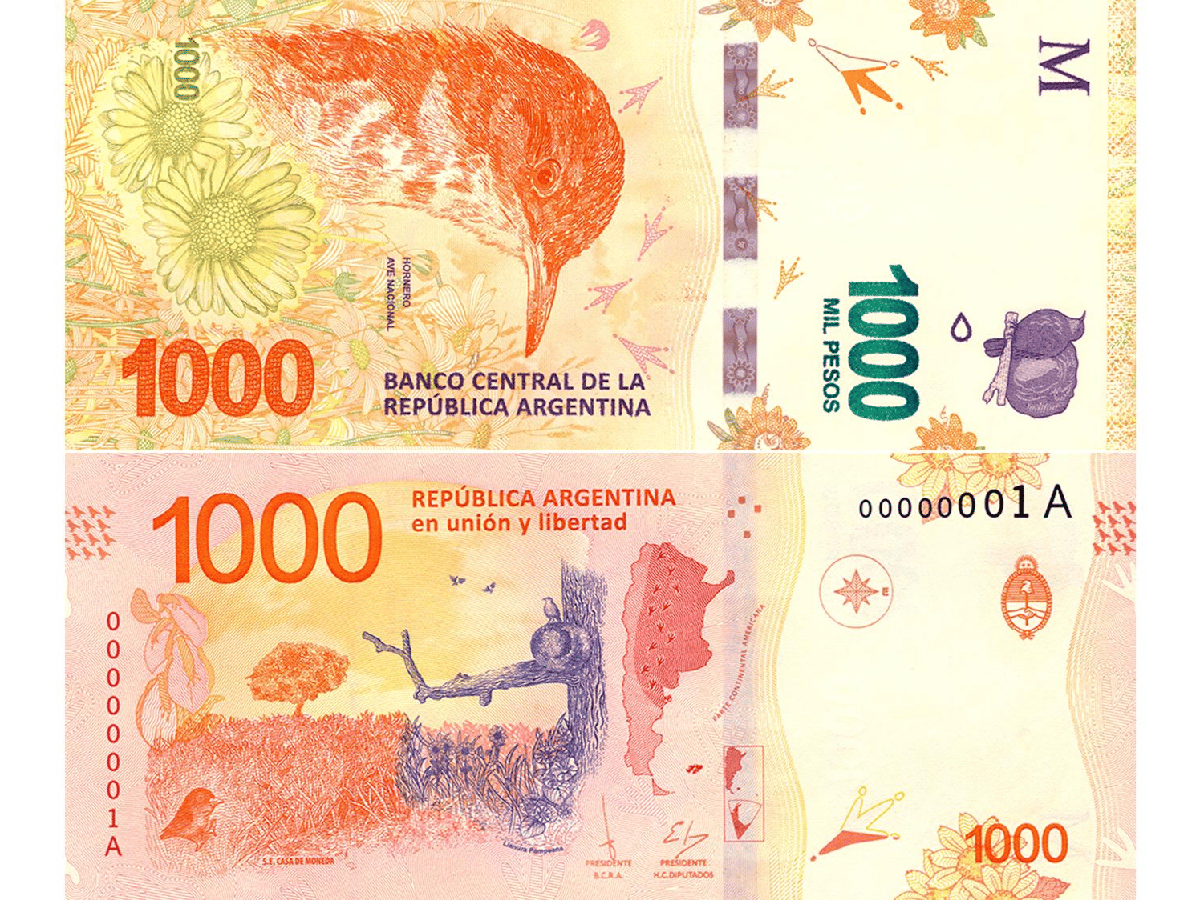 Alertan por circulación de billetes falsos de $ 1.000: cómo detectarlos