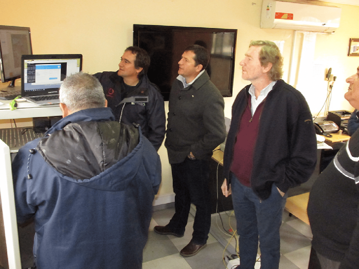 Cravero visitó el  Centro Operativo de videovigilancia  