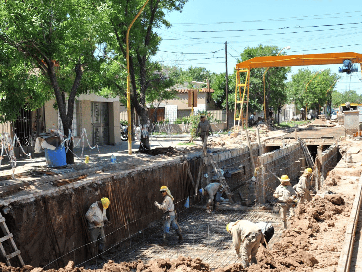 Calle General Paz permanecerá cortada por las obras en la cuenca Avellaneda