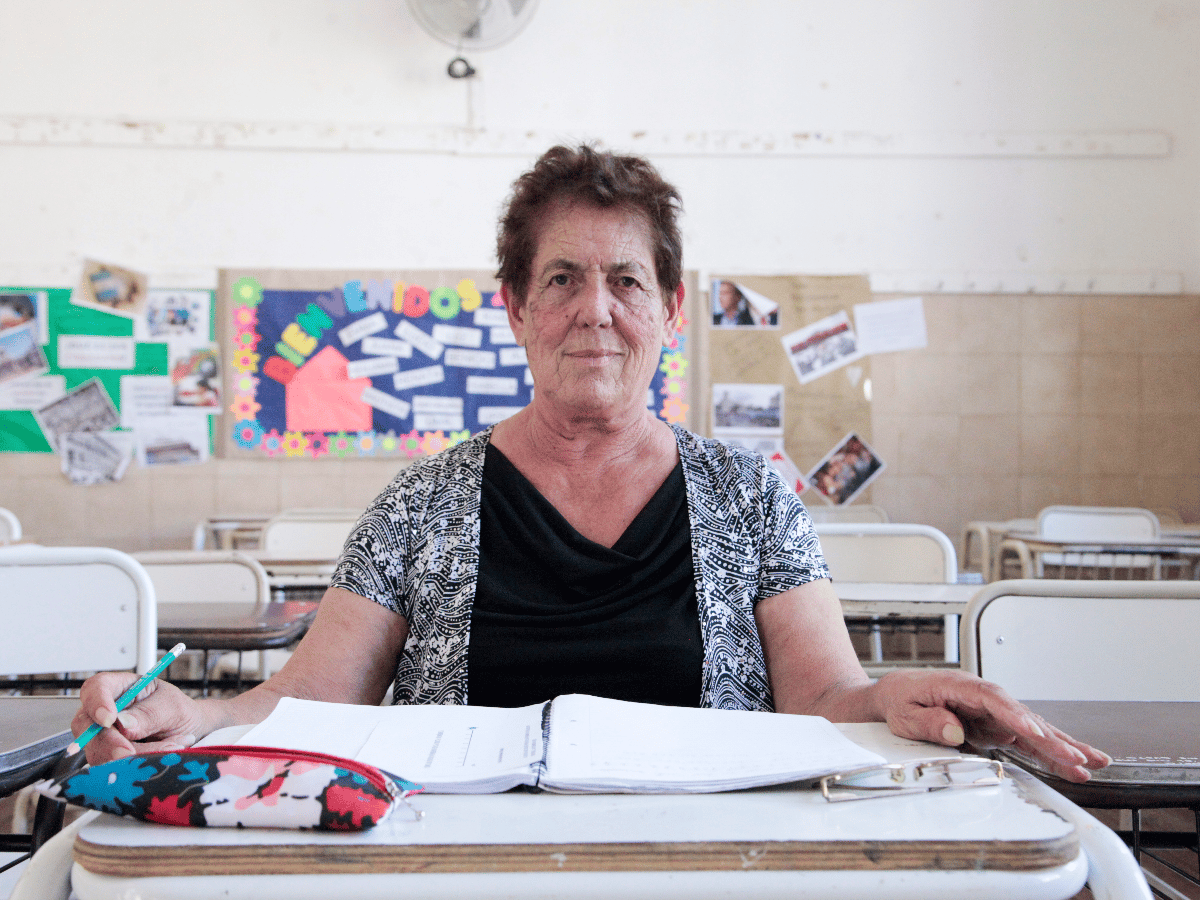 Marta y un nuevo desafío a sus 70: terminar la primaria