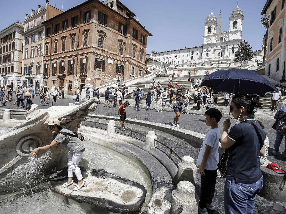 "Lucifer" hundió a Roma en una ola de calor récord en medio del estado de emergencia por sequía