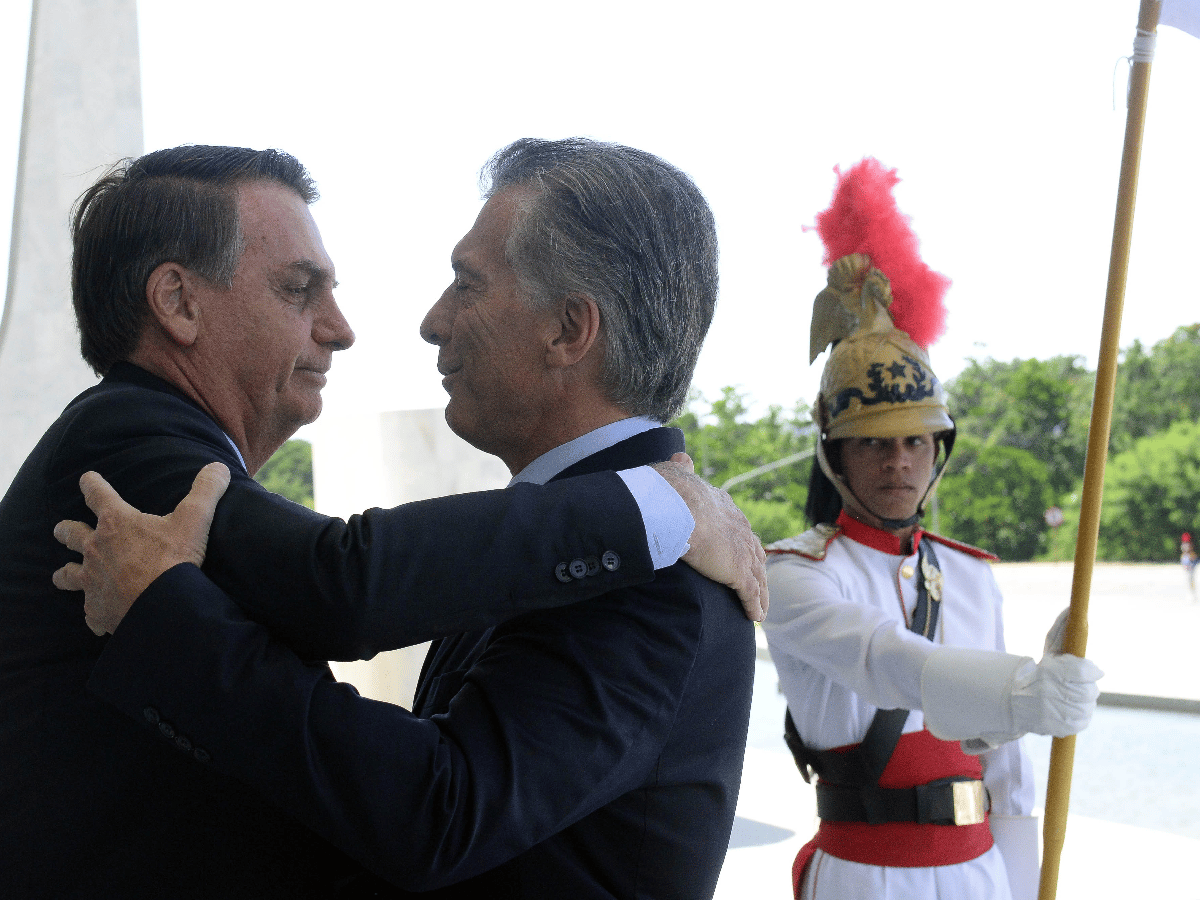 Macri destacó las "coincidencias" con Bolsonaro en "acelerar integración y abrir el Mercosur" 