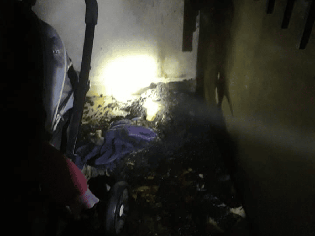 Un colchón tomó fuego en una vivienda de Frontera
