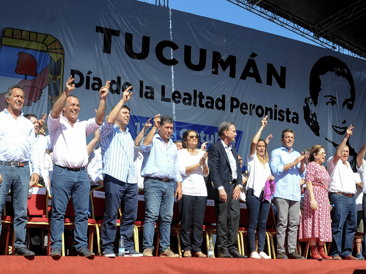 Tucumán: críticas al Gobierno y un llamado a la unidad, en el acto por el Día de la Lealtad
