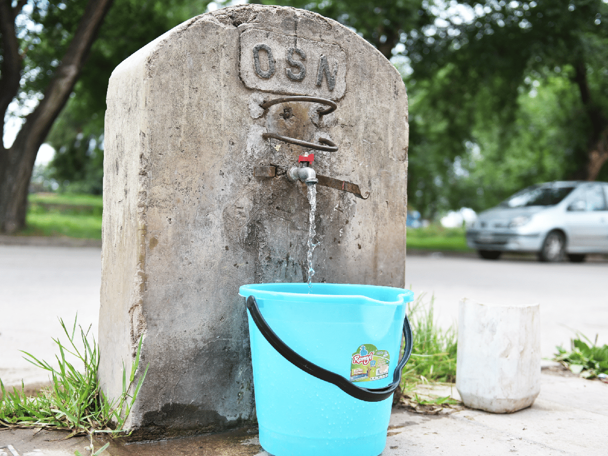 Vecinos de La Milka reclaman más presión en el servicio de agua potable