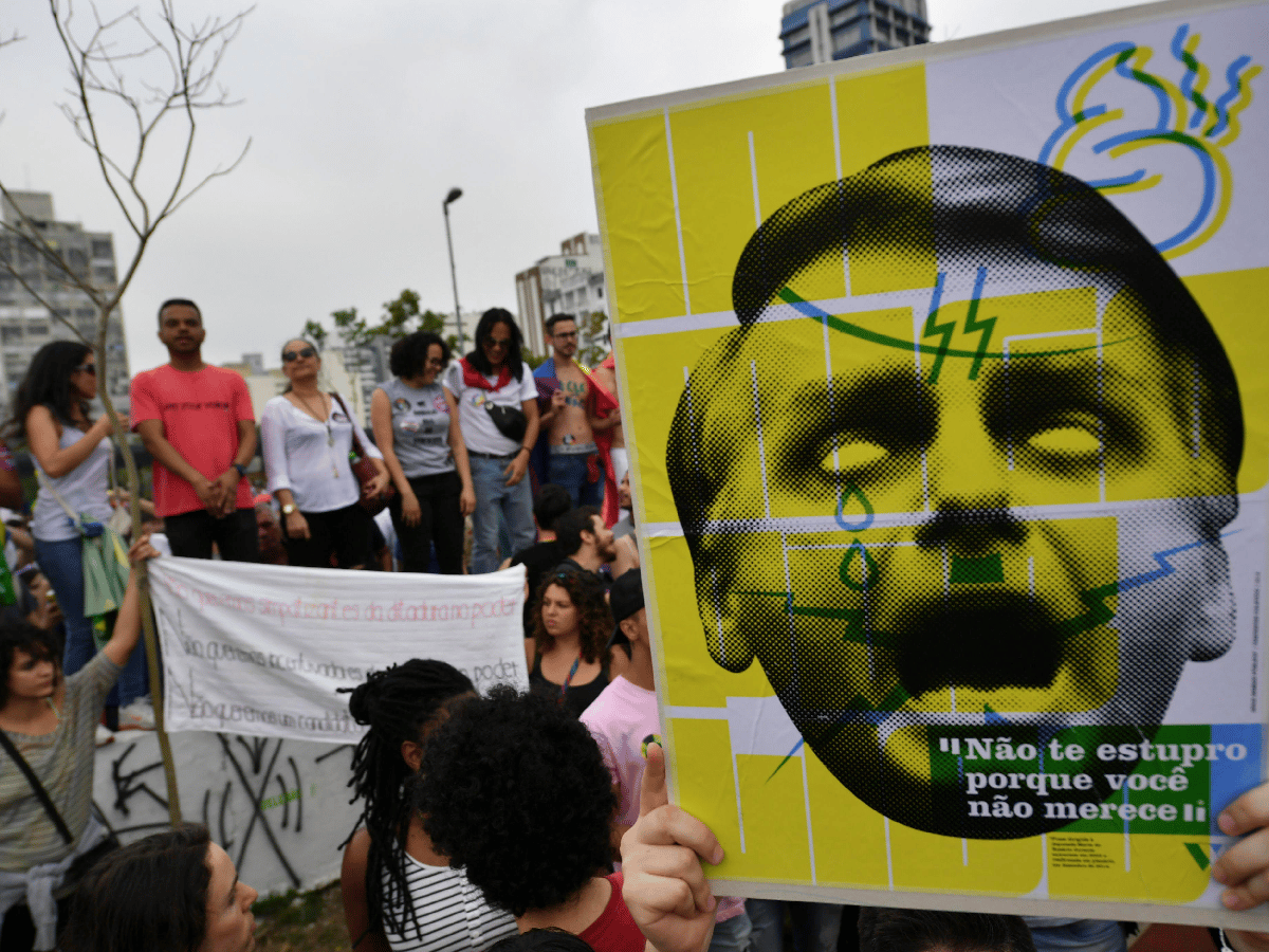 #EleNao: masivas manifestaciones en Brasil contra el racismo y el machismo de Bolsonaro
