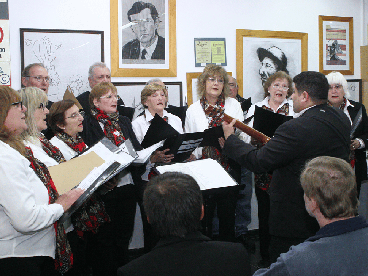 Encuentro de Coros Italianos en iglesia de Arroyito  