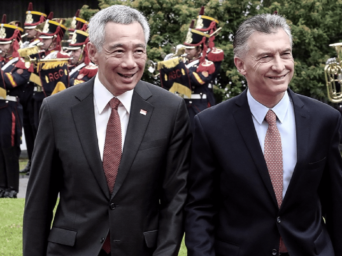 G20: Macri acordó con el primer ministro de Singapur impulsar el comercio y las exportaciones