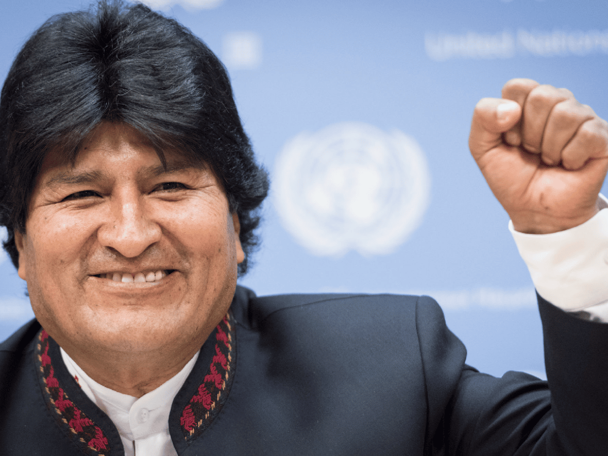 Evo Morales lidera con 37% preferencia electoral en Bolivia