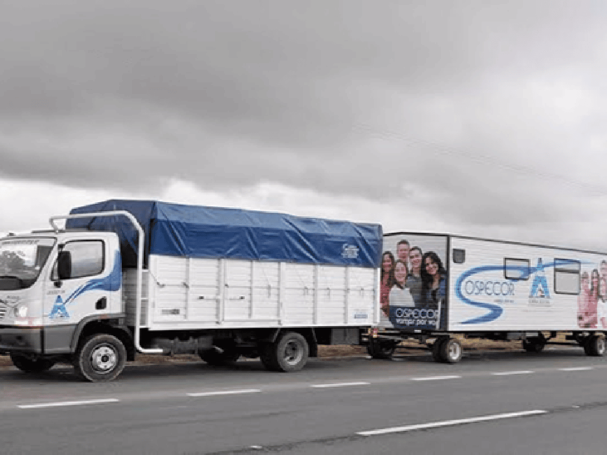El camión sanitario de Petroleros llegó a Arroyito  