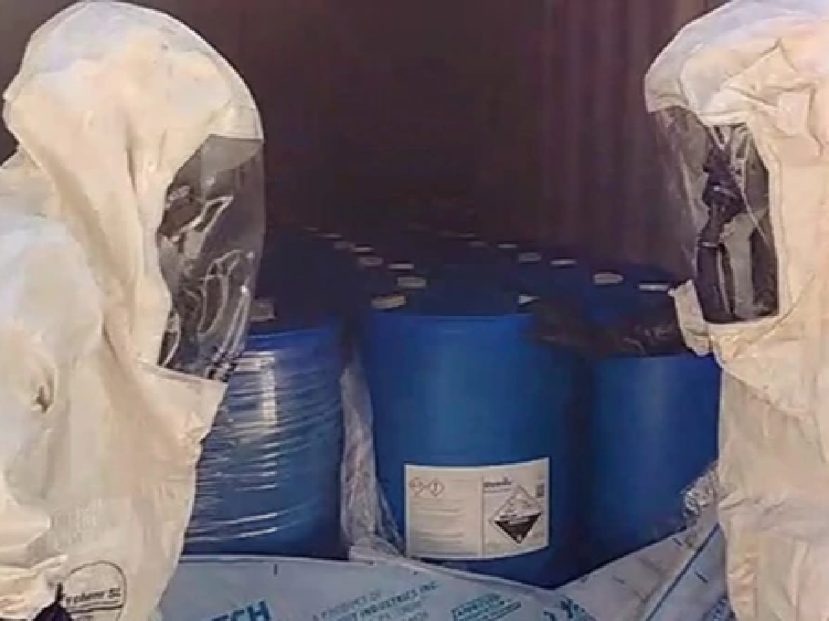 Mendoza: secuestran casi 20 toneladas de ácido clorhídrico 