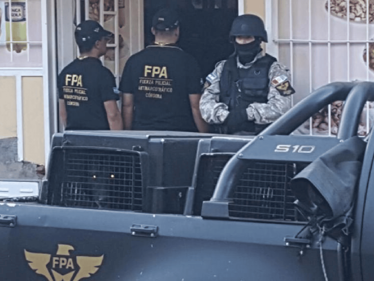 Desbaratan una banda narco que operaba en la ciudad de Córdoba