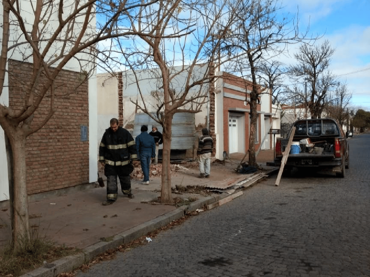 Albañiles provocan fuga de gas en barrio Catedral  