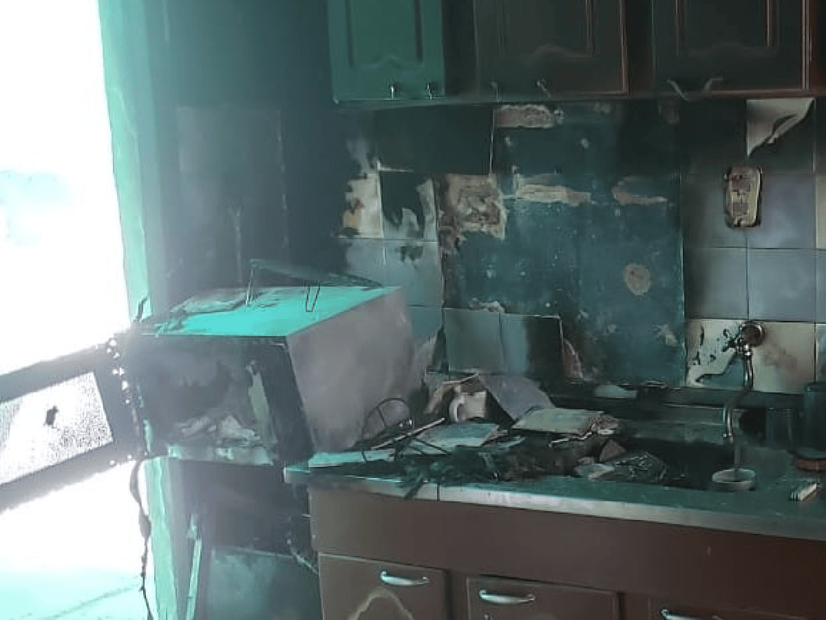 Bomberos sofocaron incendio en una vivienda