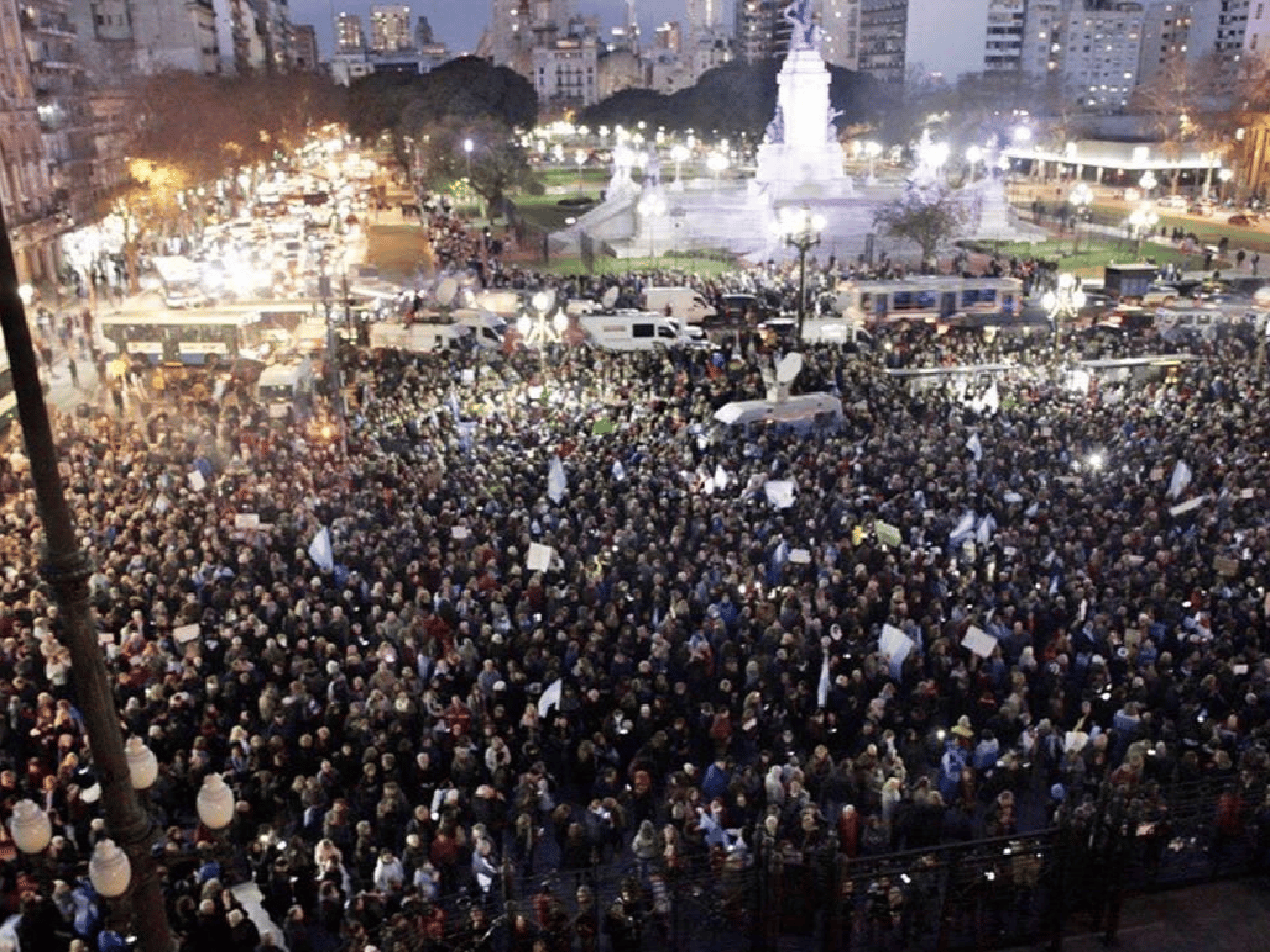 Una multitud reclamó el desafuero y la detención de Cristina Kirchner 