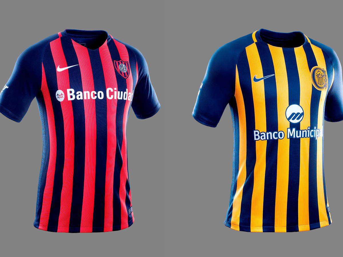 San Lorenzo y Rosario Central presentaron sus nuevas camisetas 