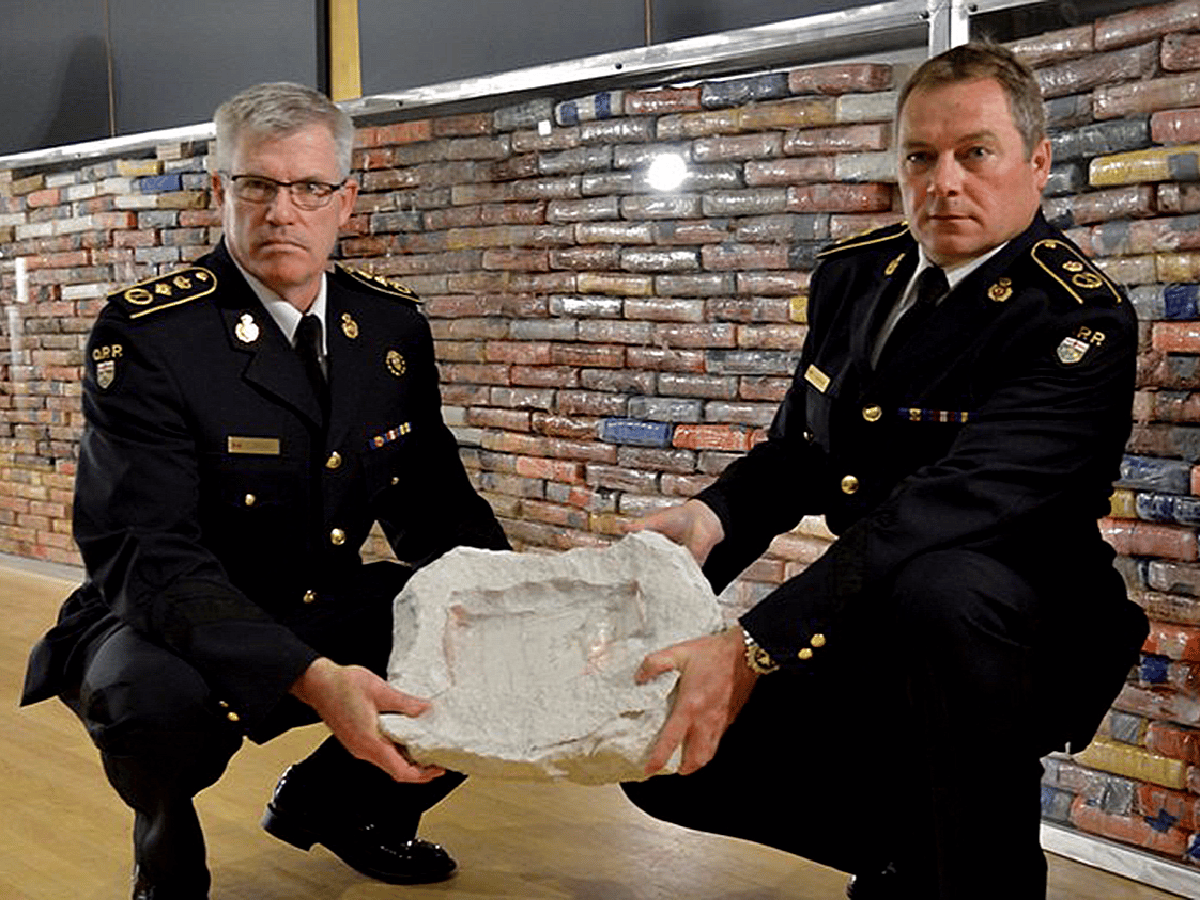 Decomisaron una tonelada de cocaína en Canadá enviada desde Argentina 