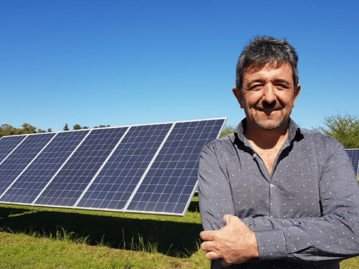 En Almafuerte, la energía solar se usa para hacer amortiguadores