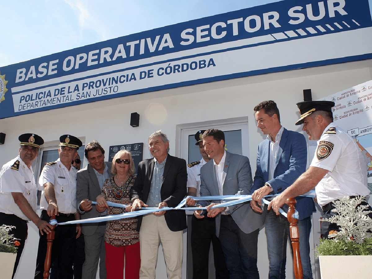  Arroyito inauguró Base Operativa Policial y recibió móviles 