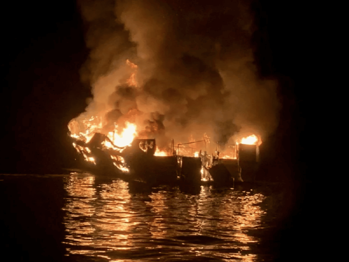 California: al menos 8 muertos por el incendio en un barco