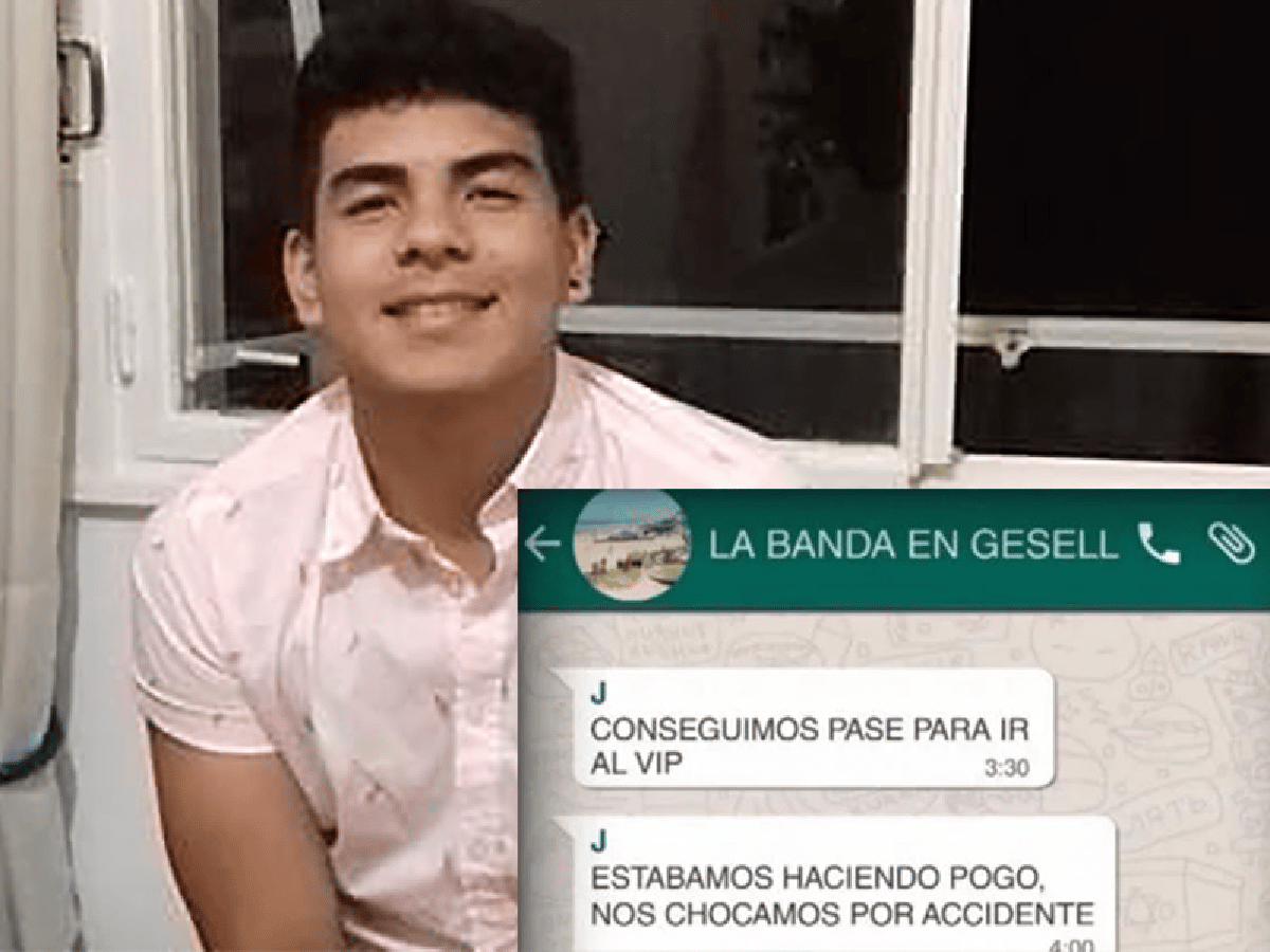 Se conoció el chat de Fernando Báez Sosa y sus amigos en la noche del asesinato: "Nos están dando piñas"